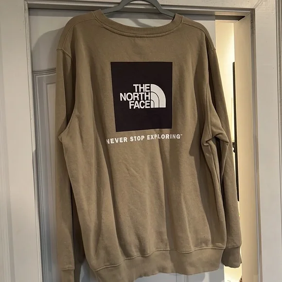 Tan/ purple tnf crewneck - Picture 2 of 2